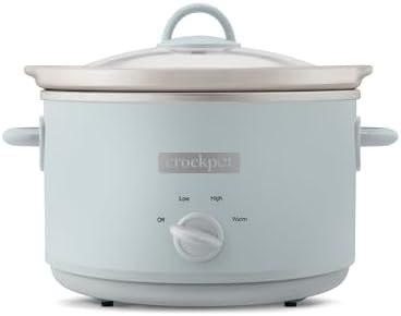 4.5 Quart Manual Slow Cooker – Macaroon Blue - Curated Catalog U2