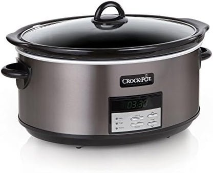 8 Quart Programmable Slow Cooker with Auto Warm - Curated Catalog A7
