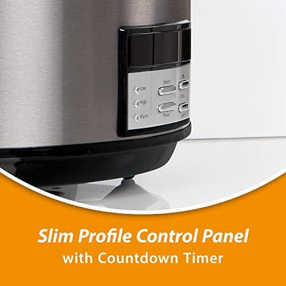 8 Quart Programmable Slow Cooker with Auto Warm - Curated Catalog A7