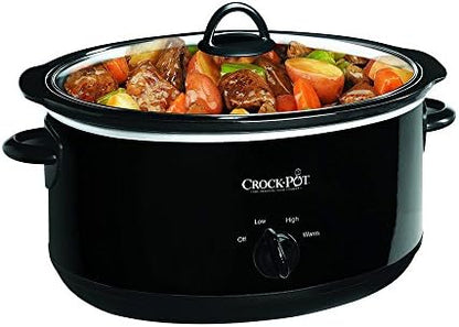 8 Quart Manual Slow Cooker – Black - Curated Catalog T8