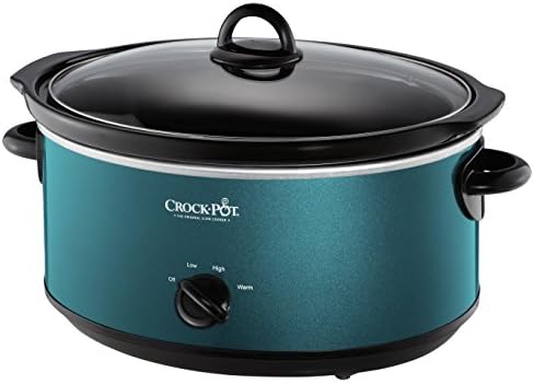 7 Quart Manual Slow Cooker – Turquoise - Curated Catalog Y6
