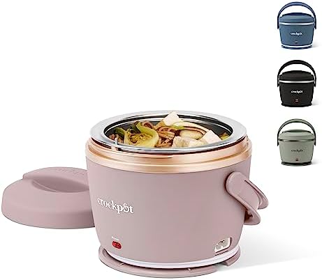 Electric Lunch Box Food Warmer 20oz – Blush Pink - Curated Catalog Y0