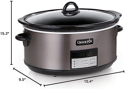 8 Quart Programmable Slow Cooker with Auto Warm - Curated Catalog A7