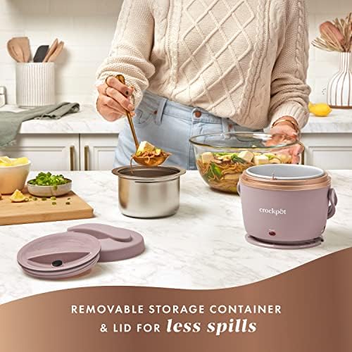 Electric Lunch Box Food Warmer 20oz – Blush Pink - Curated Catalog Y0