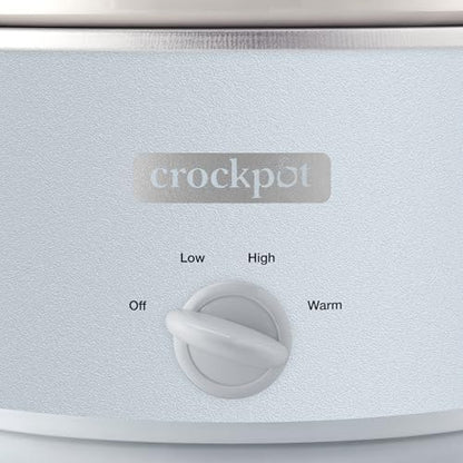 4.5 Quart Manual Slow Cooker – Macaroon Blue - Curated Catalog J7
