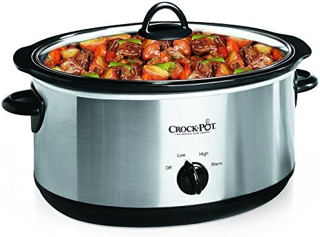 7 Quart Oval Manual Slow Cooker – Stainless Steel - Curated Catalog S1