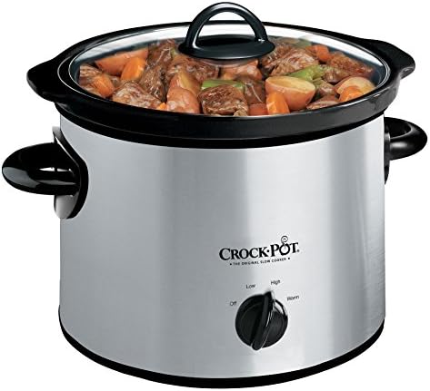 3 Quart Manual Slow Cooker – Silver - Curated Catalog N9