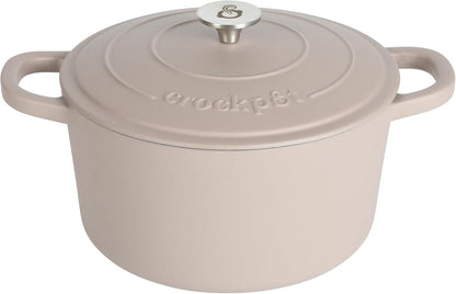3 Quart Enameled Cast Iron Dutch Oven – Aqua - Curated Catalog X6