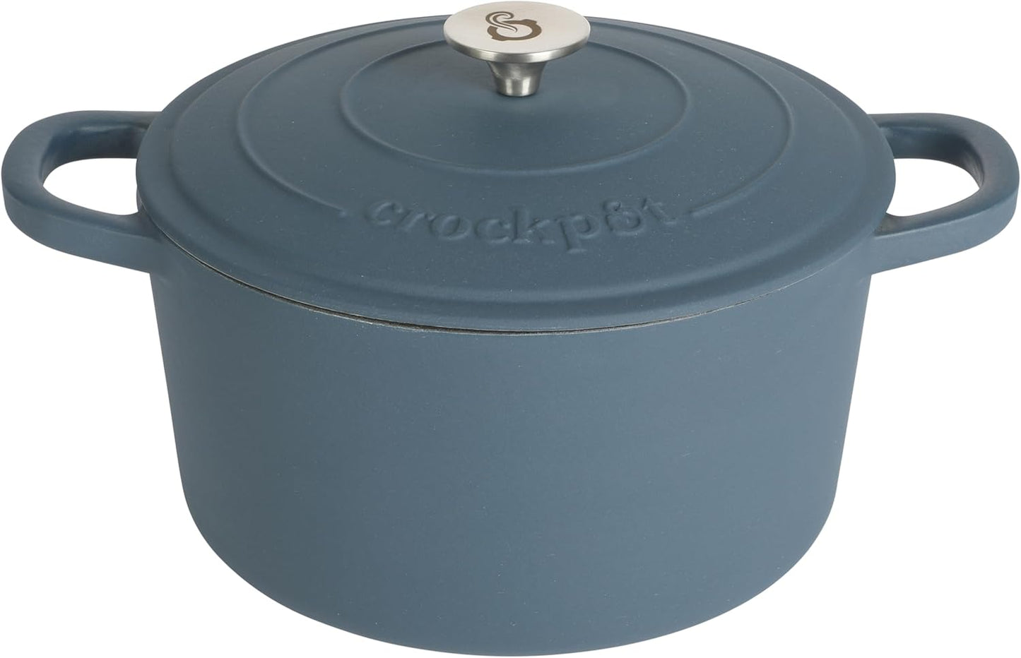 3 Quart Enameled Cast Iron Dutch Oven – Aqua - Curated Catalog X6