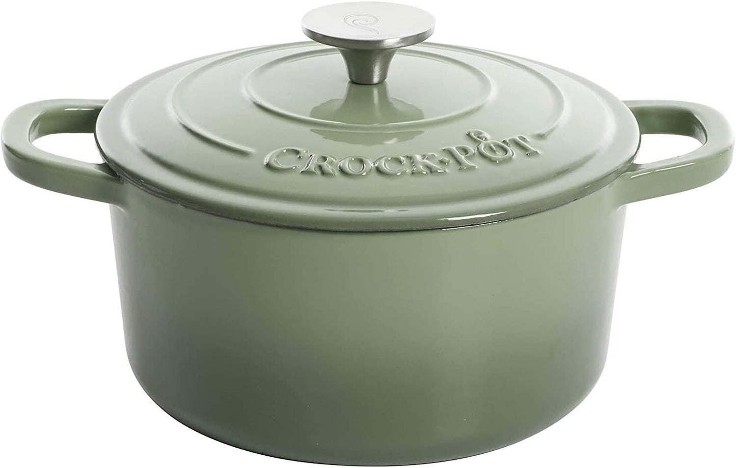 3 Quart Enameled Cast Iron Dutch Oven – Aqua - Curated Catalog X6