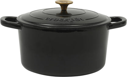 3 Quart Enameled Cast Iron Dutch Oven – Aqua - Curated Catalog X6