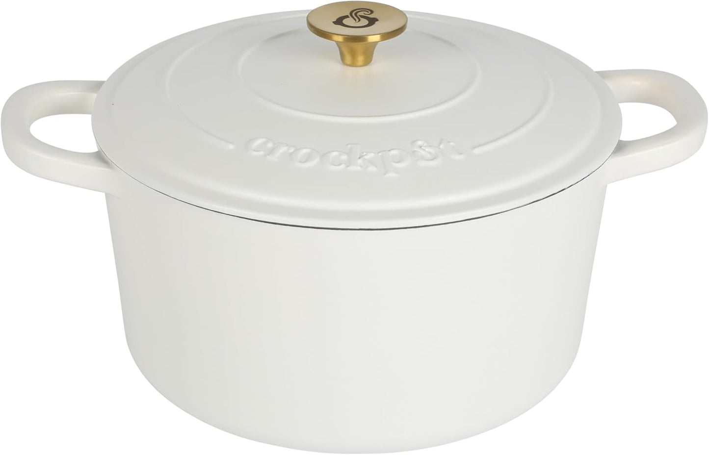 3 Quart Enameled Cast Iron Dutch Oven – Aqua - Curated Catalog X6