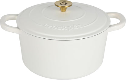 3 Quart Enameled Cast Iron Dutch Oven – Aqua - Curated Catalog X6