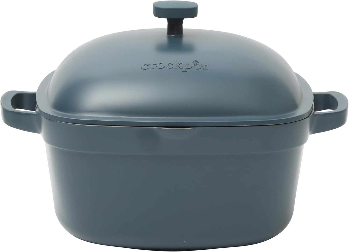 3 Quart Enameled Cast Iron Dutch Oven – Aqua - Curated Catalog X6
