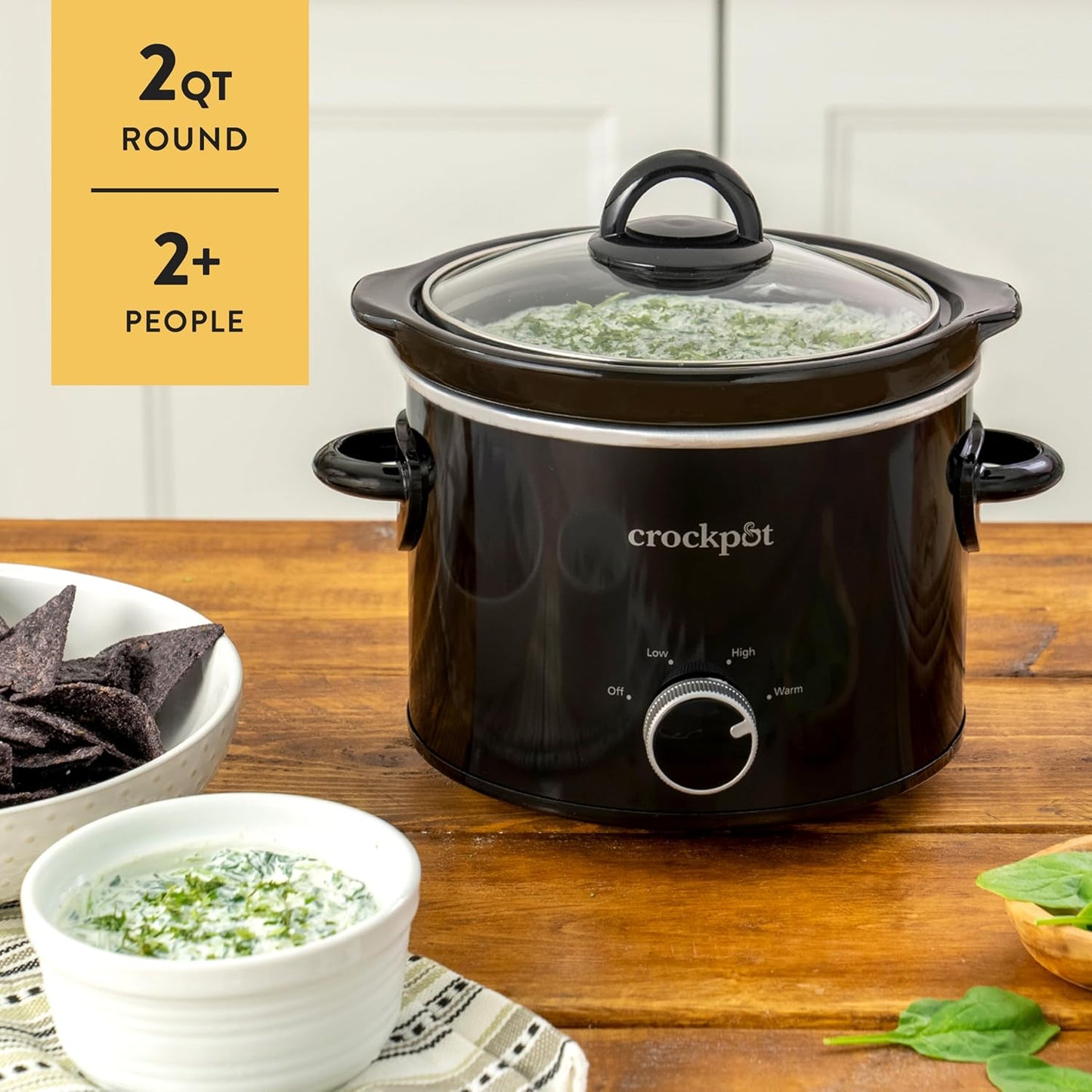 2 Quart Mini Slow Cooker – Classic Compact Cooker - Curated Catalog X8